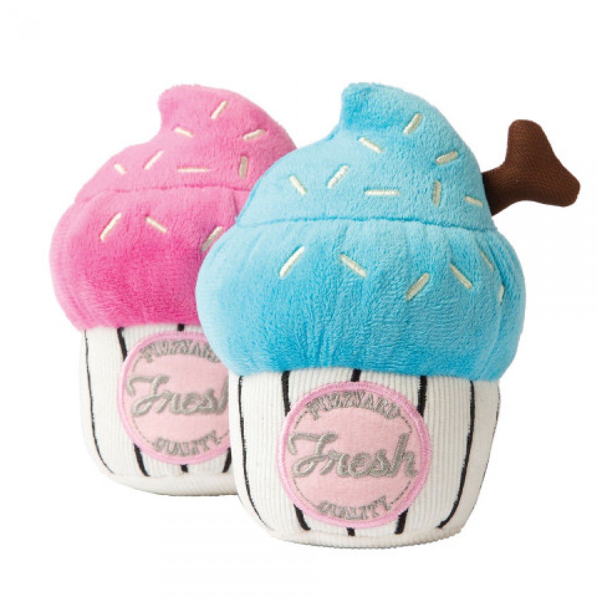 Fuzzyard Blue Cupcake Dog Toy Large