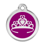 Purple Crown Pet Tag