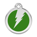 Green Flash Pet Tag