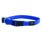 Rogz Utility Reflective Stitching Dog Collar - Blue