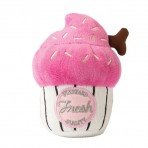 FuzzYard Pink Cupcake Dog Toy - Small