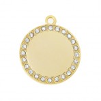 Zsa Zsa Bling Round Pet Tag