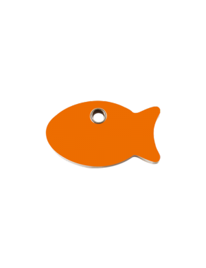 Orange Fish Pet Tag