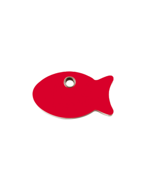 Red Fish Pet Tag