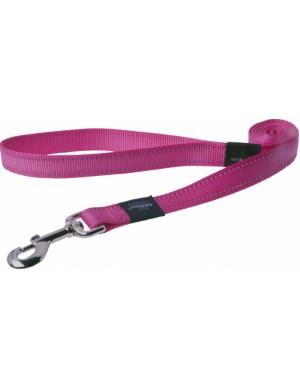 Rogz Utility Reflective Stitching Dog Lead - Pink