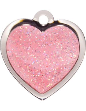 Pink Sparkle Heart Small