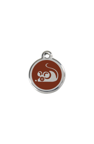Brown Mouse Pet Tag