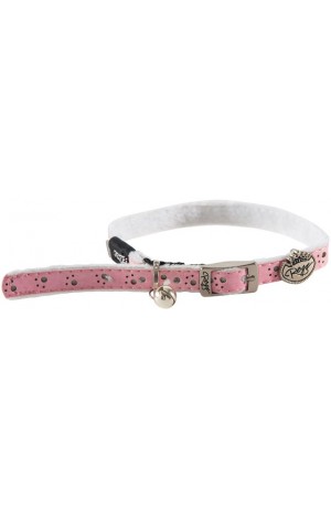 Rogz Trendy Cat Pin Buckle Collar 11mm - Pink