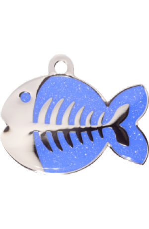 Blue Sparkle Fish Small
