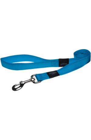 Rogz Utility Reflective Stitching Dog Lead - Turquoise