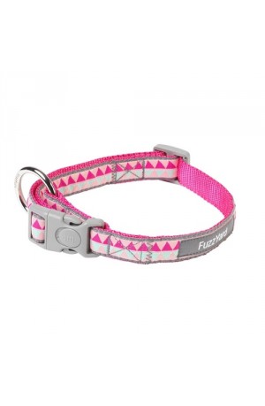 FuzzYard Pink Maya Dog Collar