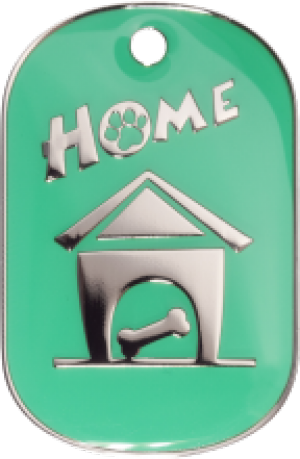 Green Home Tag Large