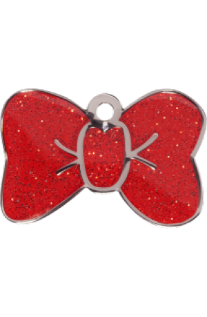 Red Sparkle Bow Tie Small