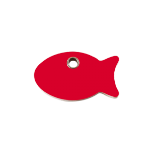 Red Fish Pet Tag