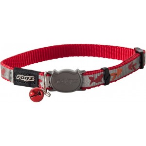 Rogz Reflecto Cat Collar 11mm - Red Fish