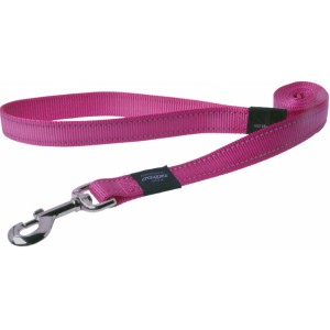 Rogz Utility Reflective Stitching Dog Lead - Pink